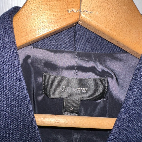 J. Crew navy blazer, size 2 - Picture 3 of 3